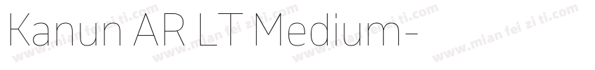 Kanun AR LT Medium字体转换